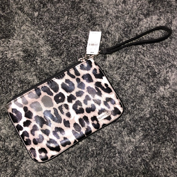 NWT Express Leopard Mini Clutch ! - Picture 1 of 4